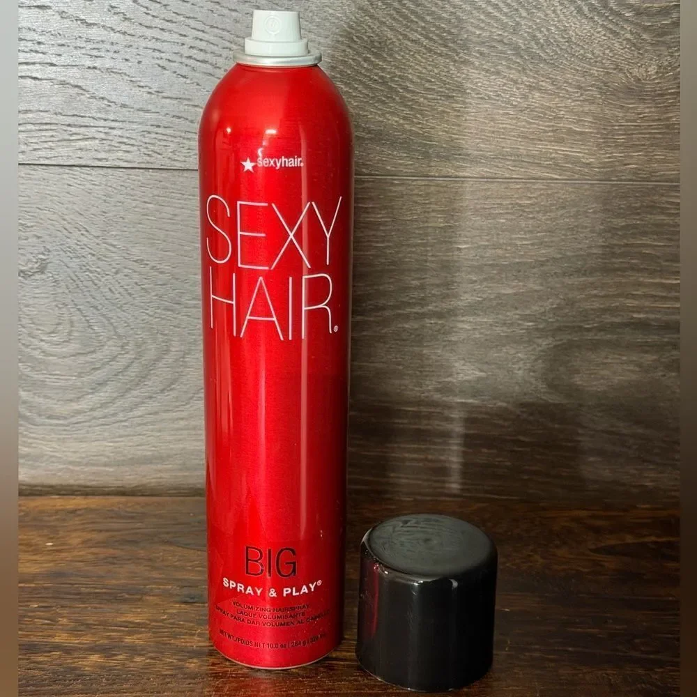 Sexy Hair Big Spray & Play + Root Pump + Bliss Blowout Brush Bundle. New!